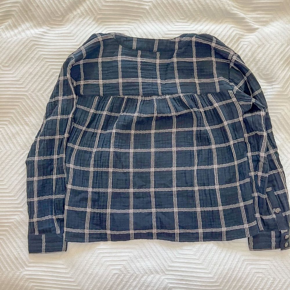 BRAND NEW | Madewell | Lightspun Evert Top in Windowpane - Picture 5 of 9
